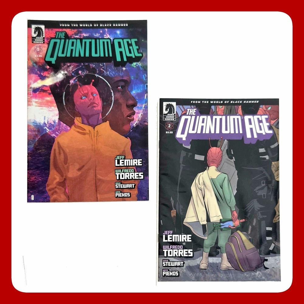 Quantum Age #1 #2 Comic Book Lot Dark Horse Jeff Lemire Black Hammer Set Issues